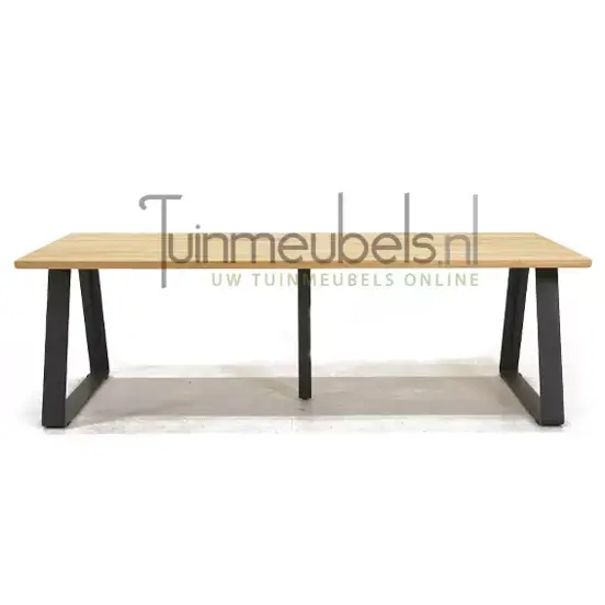 Tuintafel Basso teak 240 x 100 cm, tuinmeubels.nl, foto 2