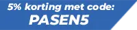5% korting met Pasen5