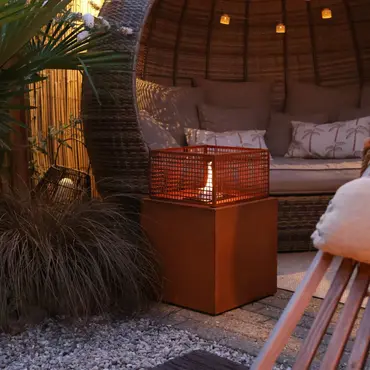Agni 40 Corten sfeer, Tenderflame, tuinmeubels.nl