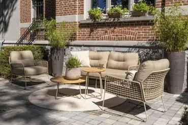 Albano loungeset met salontafels sfeerbeeld 3, 4 Seasons Outdoor, Tuinmeubels