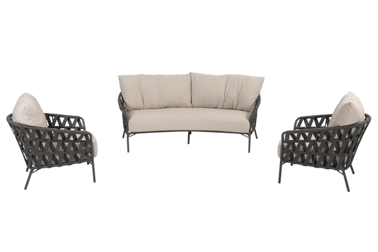 Albareto loungeset incl. tafeltje set, 4 Seasons Outdoor, tuinmeubels.nl