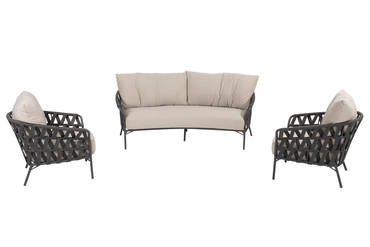 Albareto loungeset incl. tafeltje set, 4 Seasons Outdoor, tuinmeubels.nl