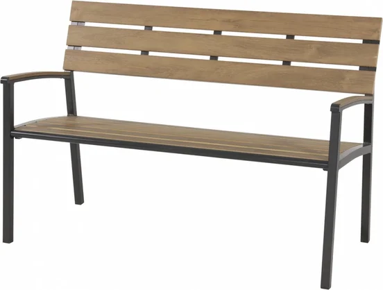 Arezzo 2-zits metalen tuinbank, Lesli Living, Tuinmeubels