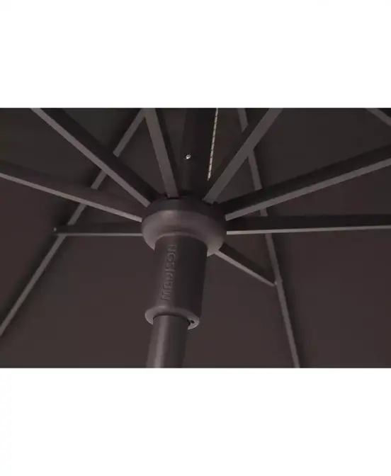 Asymetrique 360x220 grijs met verrijdbare 60kg voet parasol detailfoto, Madison, tuinmeubels