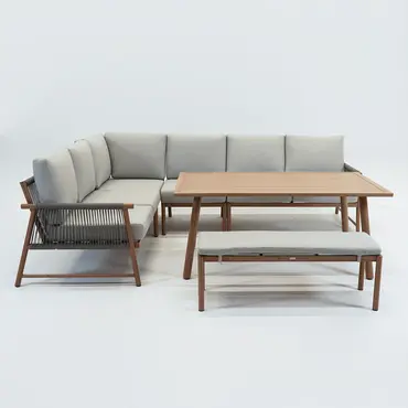 Bahama L/D hoekset 5-dlg, Garden Impressions, tuinmeubels.nl