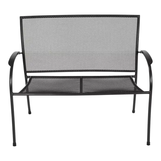 Bank Nordic L105cm - Vooraanzicht, Lesli Living, Tuinmeubels
