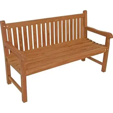 Bank Teak Rechte Rug 150 cm, Lesli Living, Tuinmeubels