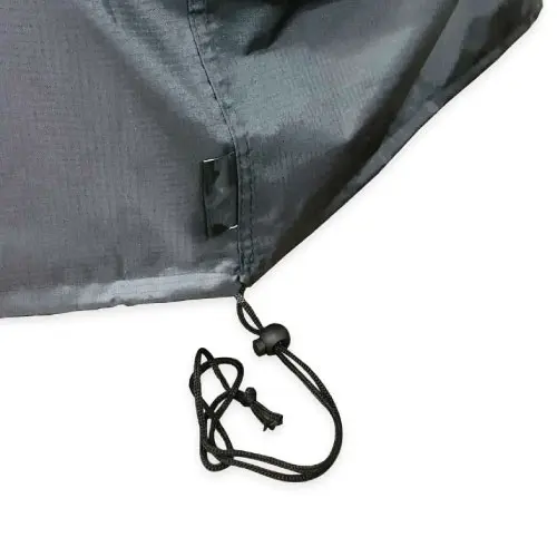 Bankhoes grijs 230x90x100 cm detail, Eurotrail hoezen, tuinmeubels.nl