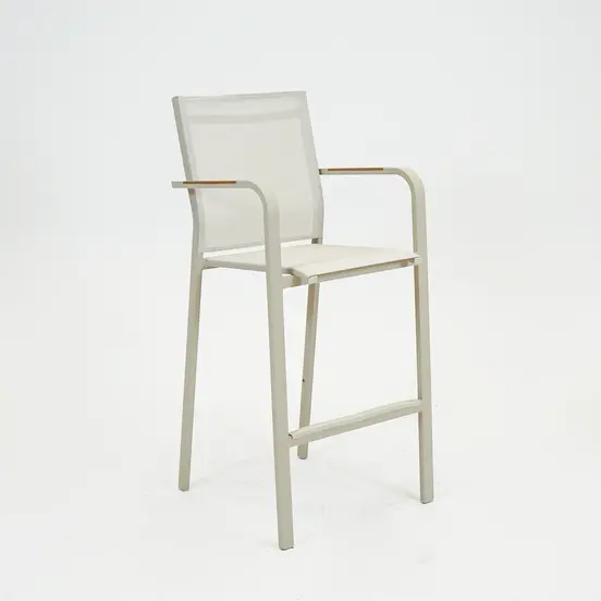 Barstoel Quenza stapelbaar creme heat, Vita, Tuinmeubels.nl