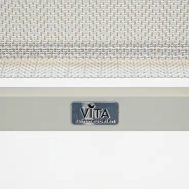 Barstoel Quenza stapelbaar creme heat detail, Vita, Tuinmeubels.nl