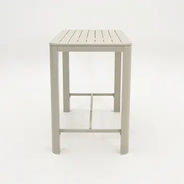 Bartafel Eos L140B74H105 creme zijkant, Vita, Tuinmeubels.nl