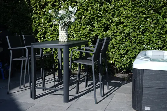 Bartafel EOS L105B74H140cm grijs sfeer, Vita, tuinmeubels.nl