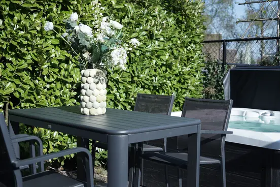 Bartafel EOS L105B74H140cm grijs sfeer, Vita, tuinmeubels.nl