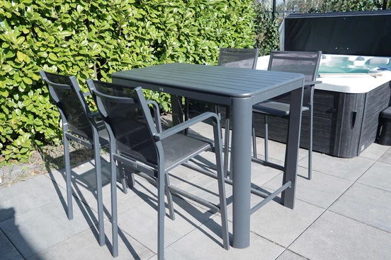 Bartafel EOS L105B74H140cm grijs sfeer, Vita, tuinmeubels.nl
