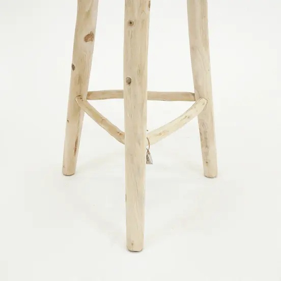 Bartafel teak tafelpoten, Van der Leeden, tuinmeubels