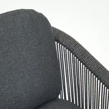 Belladonne fauteuil antraciet detail, Vita, Tuinmeubels.nl
