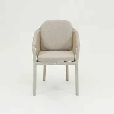 Belladonne fauteuil creme voorkant, Vita tuinmeubels, Tuinmeubels.nl