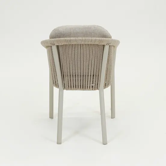 Belladonne fauteuil creme achterkant, Vita tuinmeubels, Tuinmeubels.nl