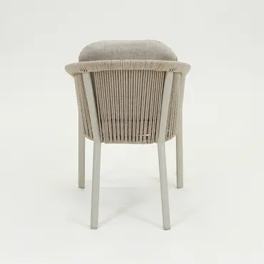 Belladonne fauteuil creme achterkant, Vita tuinmeubels, Tuinmeubels.nl