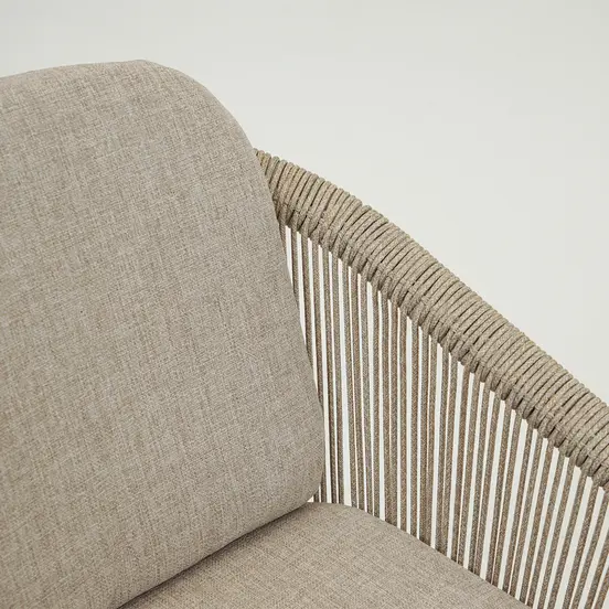 Belladonne fauteuil creme detail, Vita tuinmeubels, Tuinmeubels.nl