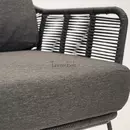 Belmond living chair detail antraciet achterkant, Taste by 4 Seasons, tuinmeubels