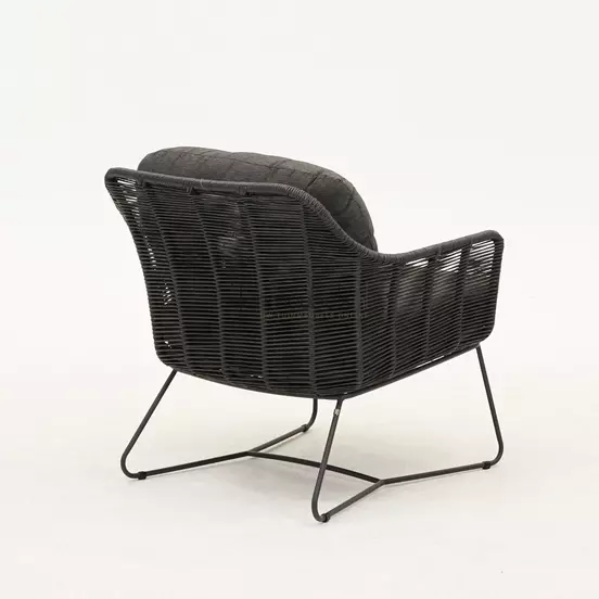 Belmond living chair antraciet achterkant, Taste by 4 Seasons, tuinmeubels