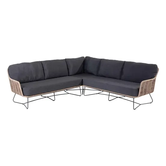 Belmond loungeset groot met Axel koffietafel, 4 Seasons Outdoor, Tuinmeubels