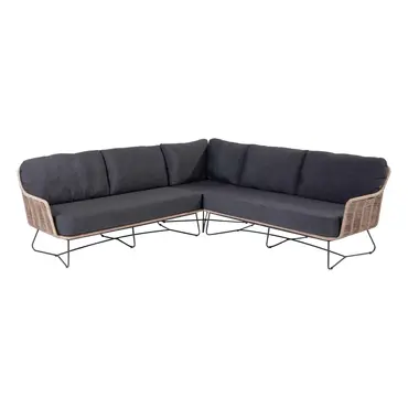 Belmond loungeset groot met Axel koffietafel, 4 Seasons Outdoor, Tuinmeubels