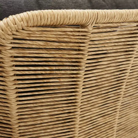 Belmond living chair natural detail 3, Taste by 4 Seasons, tuinmeubels