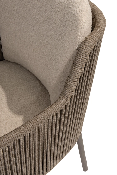 Bernini dining stoel terre incl. 2 kussens detailfotos, 4 Seasons Outdoor, tuinmeubels.nl