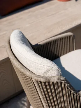 Bernini dining stoel terre incl. 2 kussens detailbeeld, 4 Seasons Outdoor, tuinmeubels.nl