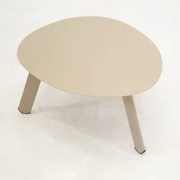 Bijzettafel tiki 55x46x28cm taupe bovenkant, Lesli Living, tuinmeubels.nl