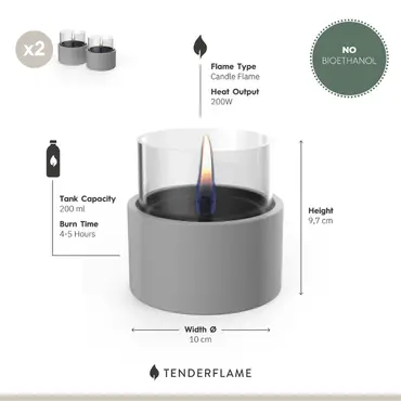 Breeze 10 Grey (duo pack) informatie, Tenderflame, tuinmeubels.nl