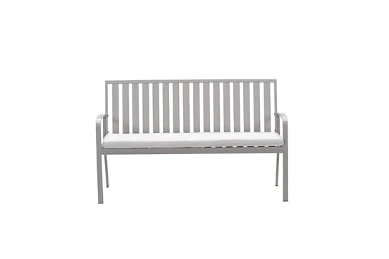 Bruno parkbank L150 cm taupe zand, Garden Impressions, tuinmeubels.nl