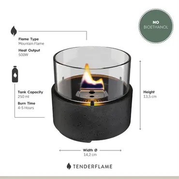 Café 14 Lava Grey informatie, Tenderflame, tuinmeubels.nl