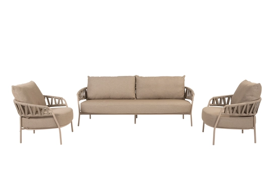 Calma loungeset 3-delig, 4 Seasons Outdoor, tuinmeubels.nl