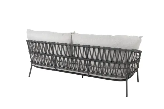 Calpi 3-zits lounge bank incl. 3 kussens achter, 4 Seasons Outdoor, tuinmeubels