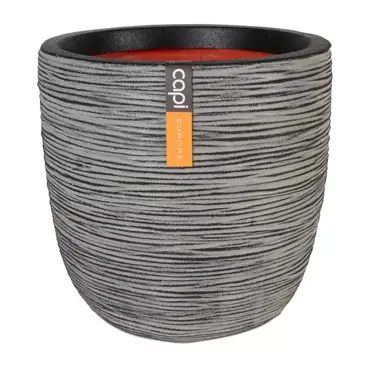 Capi pot bol rib - Ø43 cm antraciet