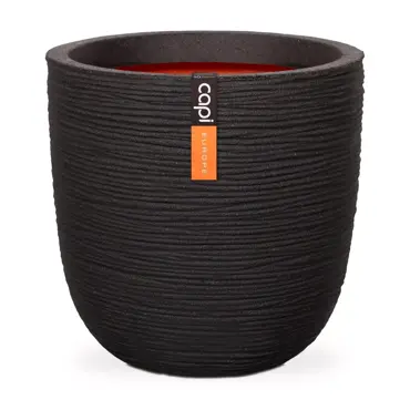 Capi pot bol rib - Ø54 cm zwart