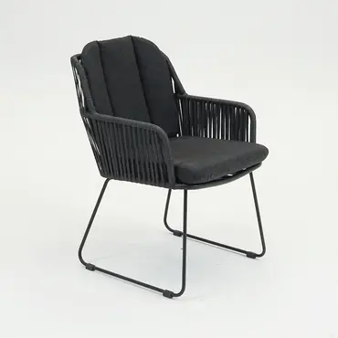 Carma Fauteuil antraciet, Vita tuinmeubelen, Tuinmeubels.nl