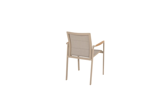 Cortina stacking chair latte achter, 4 Seasons Outdoor, tuinmeubels.nl