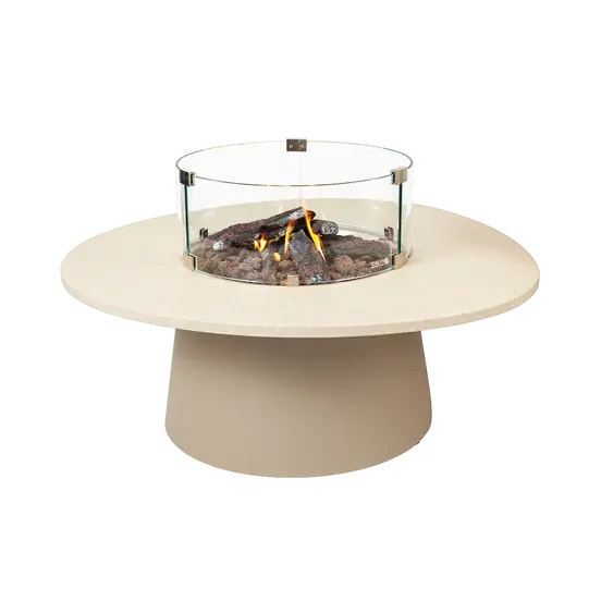 Cosidune sandy beige fire pit incl. burner, Cosi fires, tuinmeubels.nl