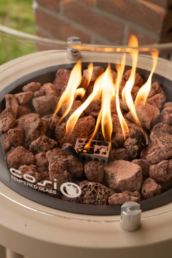 Cosipillar Curved beige detail, Cosi fires, tuincentrumoutlet.com