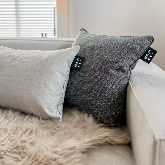 Cosipillow Knitted grey 50x50cm heating cushion sfeer, Cosi, tuinmeubels