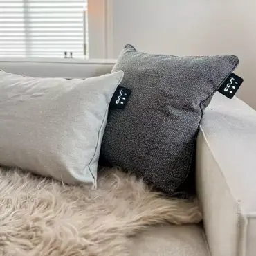 Cosipillow Knitted grey 50x50cm heating cushion sfeer, Cosi, tuinmeubels