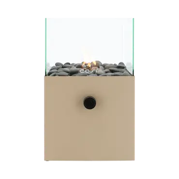 Cosiscoop Square sandy beige voor, Cosi fires, tuinmeubels.nl