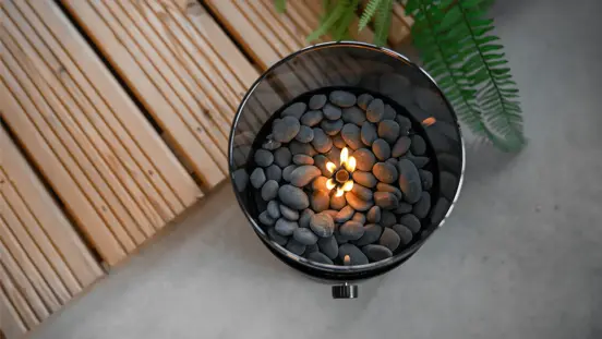 Cosiscoop XL black smoked boven, Cosi, tuinmeubels