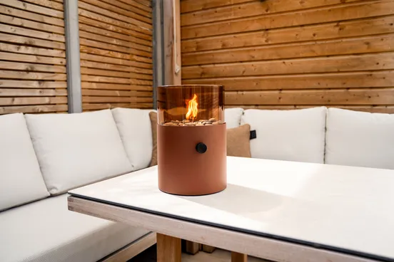 Cosiscoop XL mocha brown sfeer, Cosi fires, tuinmeubels.nl