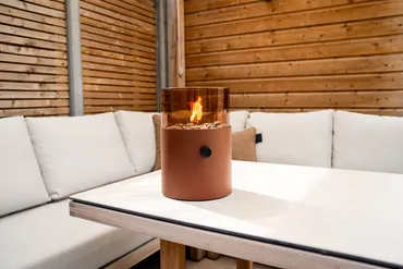 Cosiscoop XL mocha brown sfeer, Cosi fires, tuinmeubels.nl