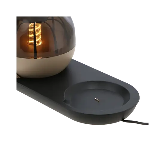 Cosisfera sandy beige set of 3 including charging station detail, Cosi, tuinmeubels.nl